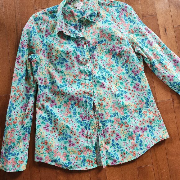 3/$30 SALE!!!  😎  J.Crew floral shirt - Picture 1 of 2